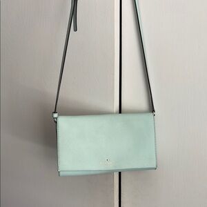 Kate Spade Green Crossbody Bag Minimalist Design